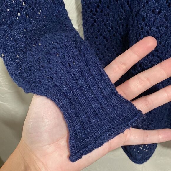 Dark Blue Woven Sweater LA Hearts from Pac Sun size xs/s - Picture 5 of 6